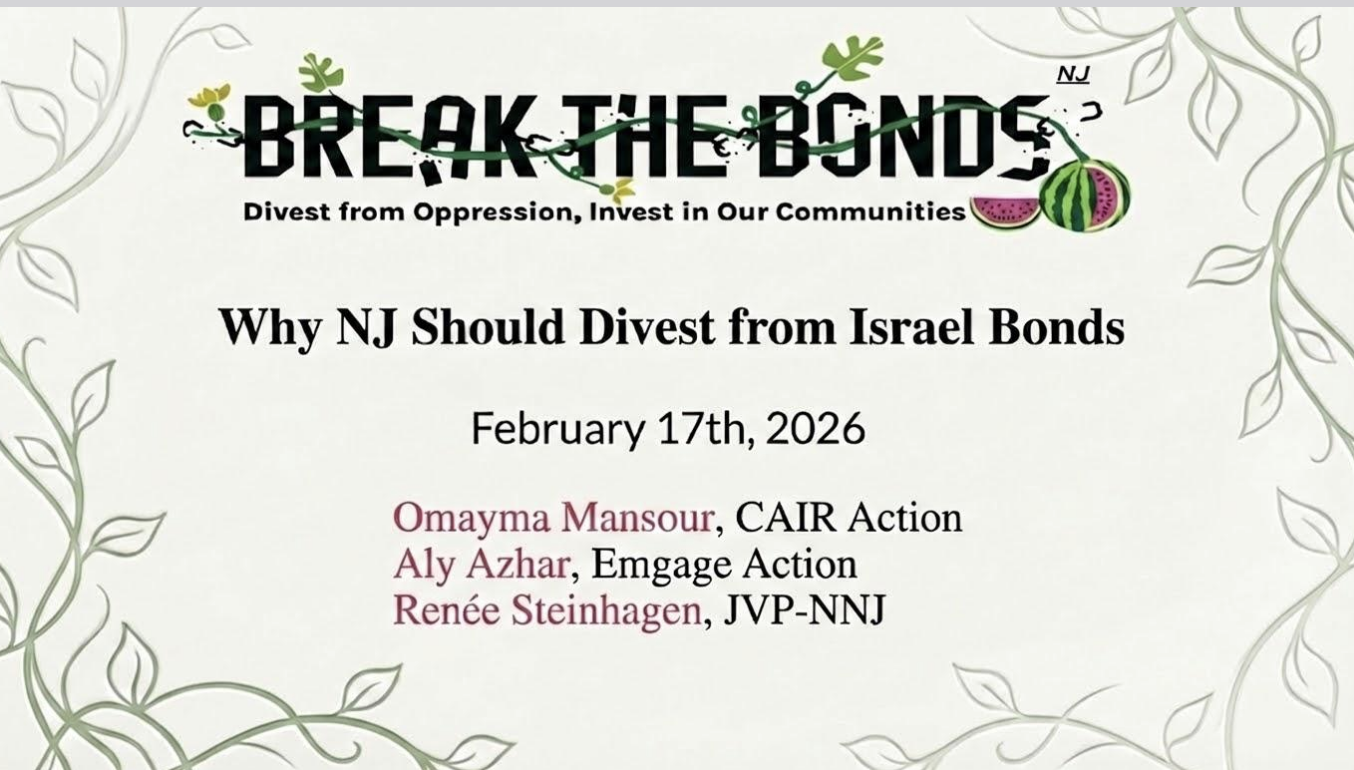 Break the Bonds NJ Presentation to the ESG Committee of the State Investment Council, 2/17/2026